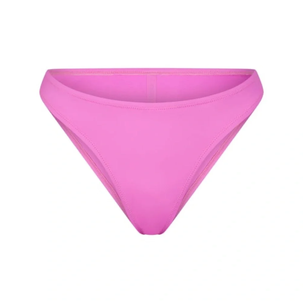 Signature Swim Mid Coverage Bottom - Neon Orchid